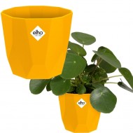 Elho Geometric Flowerpot for Indoor -18 cm - Ochre