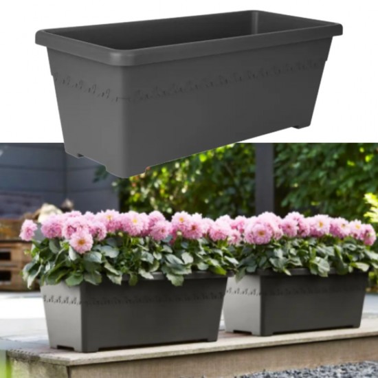 Shop quality Elho Algarve Long Planter, 60cm - Anthracite in Kenya from vituzote.com Shop in-store or get countrywide delivery!