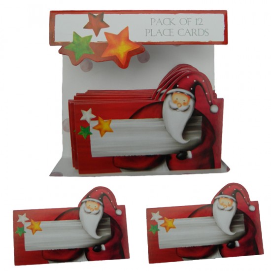 Shop quality Kitchen Craft Place Cards Jolly Santa Pack of 12 in Kenya from vituzote.com Shop in-store or online and get countrywide delivery!