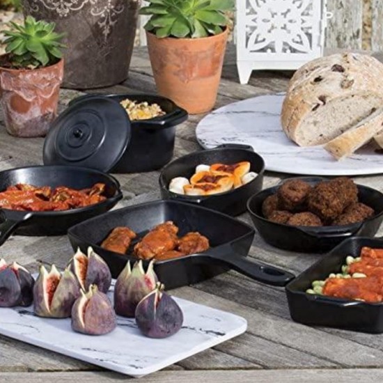 Serving dishes : Kitchen Craft Mini Cast Iron-Look Melamine