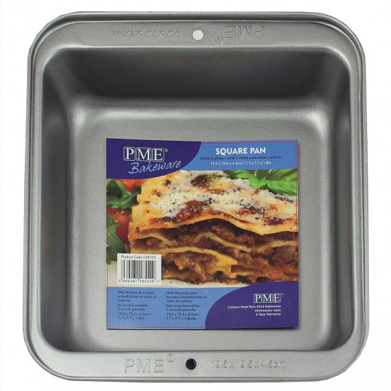 Shop quality PME Non Stick - Square Pan,  Carbon Steel  (19.5 x 19.5 x 4.5cm / 7.7 x 7.7 x 1.8”) in Kenya from vituzote.com Shop in-store or online and get countrywide delivery!