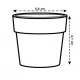 Shop quality Elho Round Mini  Flowerpot, 7cm - Ochre in Kenya from vituzote.com Shop in-store or online and get countrywide delivery!