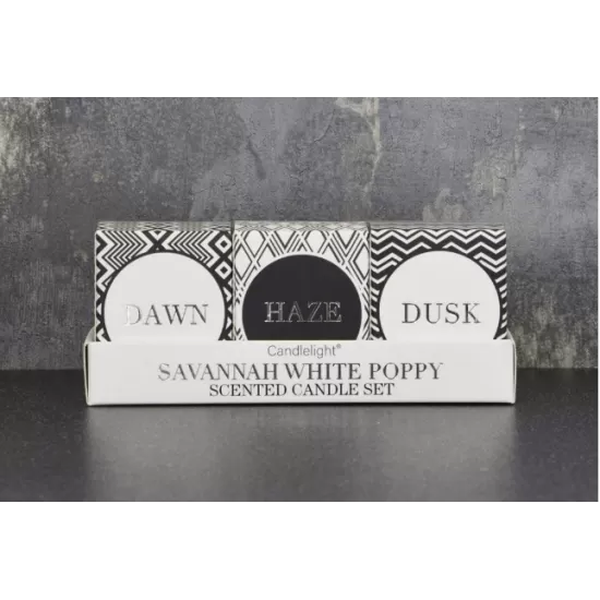 Shop quality Candlelight Africa Set of 3 Mini Votive Candles in Gift Box, Savannah White Poppy Scent in Kenya from vituzote.com Shop in-store or online and get countrywide delivery!