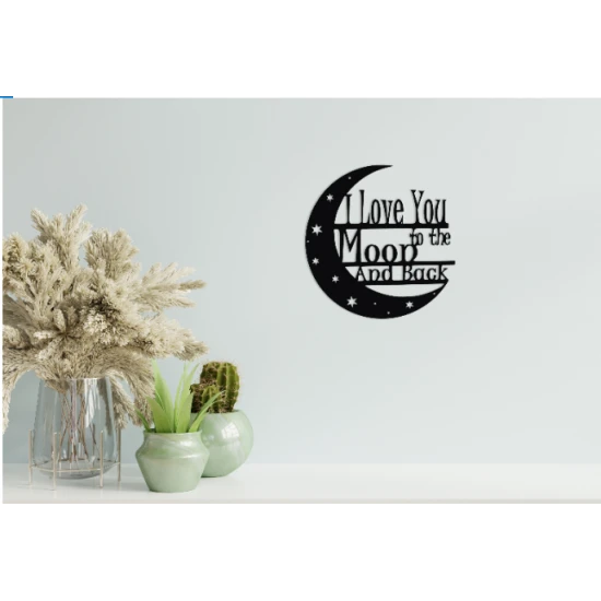Zuri I love to the moon and back Metal Wall Art - Made in Kenya, MAB3 Shop quality Zuri I love to the moon and back Metal Wall Art - Made in Kenya in Kenya from vituzote.com Shop in-store or online and get countrywide delivery!