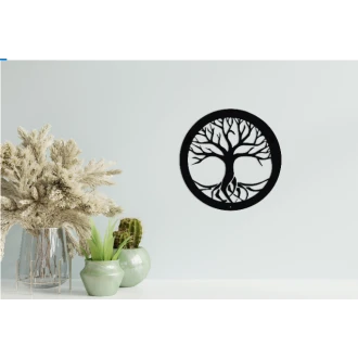 Zuri Tree Of Life Circular Metal Wall Art
