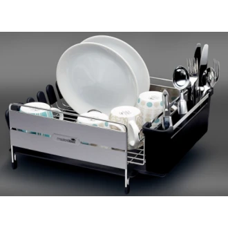 Master Class Large Deluxe Stainless Steel Dish Drainer Rack  - Tarnish/Rust Resistant