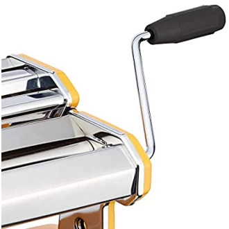 World of Flavours Stainless Steel Pasta Maker Machine - Yellow