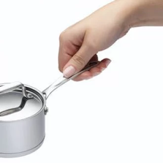 Master Class Induction-Safe Stainless Steel Mini Saucepan, 8.5 cm (3.5"), Silver