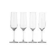 Oberglas Exquisite Series Champagne Flutes, 175ml, Set of 4 Glasses, Gift Boxed
