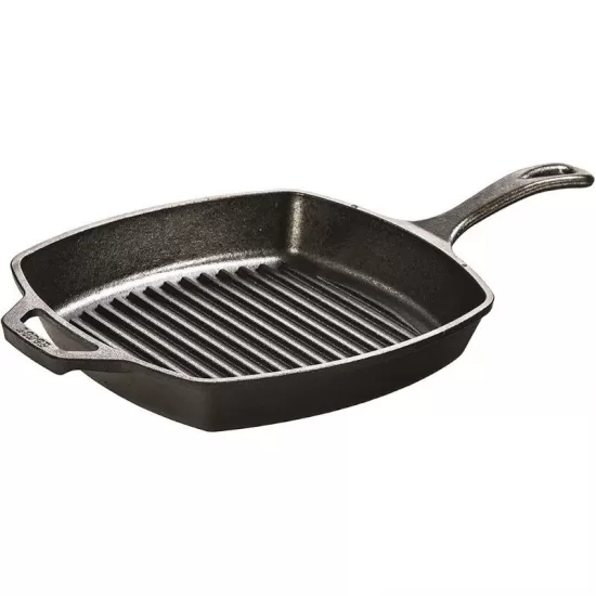 Lodge Pre-Seasoned Square Ribbed Cast Iron Grill Pan, 10.5-inch, L8SGP3INT Shop quality Lodge Pre-Seasoned Square Ribbed Cast Iron Grill Pan, 10.5-inch in Kenya from vituzote.com Shop in-store or online and get countrywide delivery!