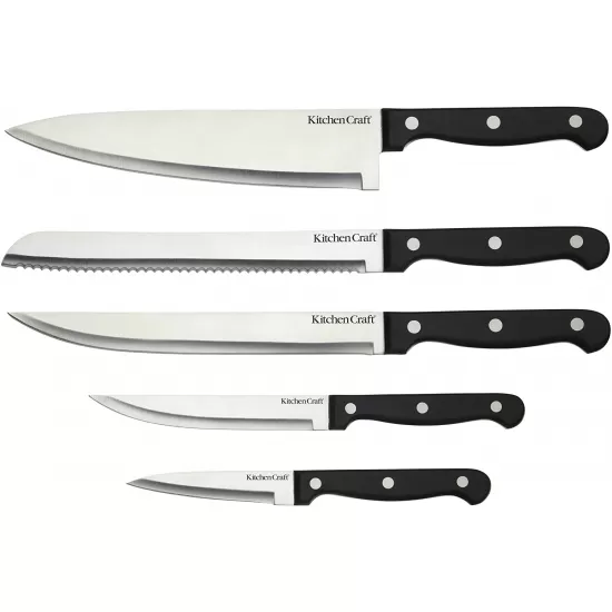 Shop quality Kitchen Craft 6 Piece Knife Set and Wooden Knife Block- Gift Boxed in Kenya from vituzote.com Shop in-store or online and get countrywide delivery!