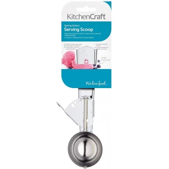 Kitchen Craft Traditional Metal Ice Cream Scoop, 21 cm (8.5")