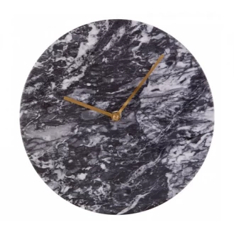Premier Lamonte Black Marble Wall Clock