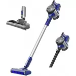 Swan Power Plush Turbo Cordless 3-in-1 Vacuum, Carpet & Hard Floor Heads, Ultra Quiet, Handheld, 21.6V - 2.4kg