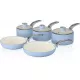 Shop quality Swan Retro Pan Set with Easy Clean Non-Stick Ceramic Coating, Aluminium, Blue, 5 Piece in Kenya from vituzote.com Shop in-store or online and get countrywide delivery!