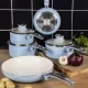 Shop quality Swan Retro Pan Set with Easy Clean Non-Stick Ceramic Coating, Aluminium, Blue, 5 Piece in Kenya from vituzote.com Shop in-store or online and get countrywide delivery!