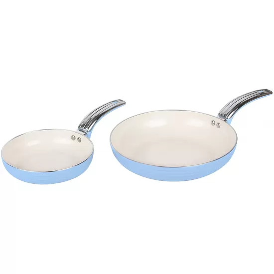 Shop quality Swan Retro Pan Set with Easy Clean Non-Stick Ceramic Coating, Aluminium, Blue, 5 Piece in Kenya from vituzote.com Shop in-store or online and get countrywide delivery!