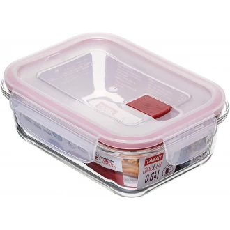Tatay Airtight Glass Food Container (dishwasher, fridge, freezer and microwave safe)  640ml