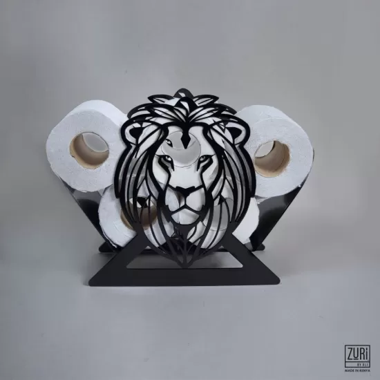 Zuri Lion Design Toilet Roll Holder ( Up to 7 Rolls), THL1B Shop quality Zuri Lion Design Toilet Roll Holder ( Up to 7 Rolls) in Kenya from vituzote.com Shop in-store or online and get countrywide delivery!