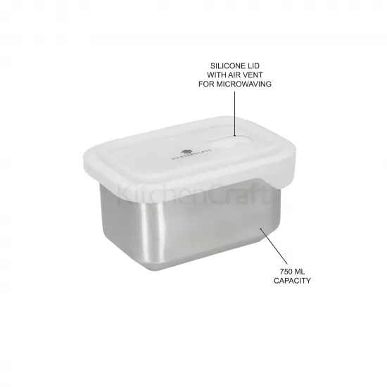 Shop quality MasterClass All-in-One Lunch-Sized Stainless Steel Dish, 750ml ( Microwave Safe, Fridge + Freezer + Oven Safe) in Kenya from vituzote.com Shop in-store or online and get countrywide delivery!