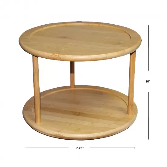 Home Basics 2 Tier Bamboo Lazy Susan, BH01852-1 Shop quality Home Basics 2 Tier Bamboo Lazy Susan in Kenya from vituzote.com Shop in-store or online and get countrywide delivery!