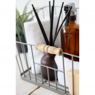 Living Nostalgia Large Stackable Wire Storage Basket