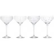 Mikasa Cheers Pack Of 4 Champagne Saucers