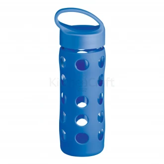 Colourworks Glass Drinks Water Bottle - Assorted Colours, 450ml
