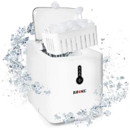 Duronic Ice Maker, Automatic Ice Cube Machine, 1.5L Water Tank -  Make 12kg/26.5lbs per 24 Hours, 600g Ice Basket 120W, Soft Touch Control