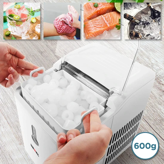 Duronic Ice Maker, Automatic Ice Cube Machine, 1.5L Water Tank - Make 12kg/26.5lbs per 24 Hours, 600g Ice Basket 120W, Soft Touch Control, ICM120 Shop quality Duronic Ice Maker, Automatic Ice Cube Machine, 1.5L Water Tank - Make 12kg/26.5lbs per 24 Hours, 600g Ice Basket 120W, Soft Touch Control in Kenya from vituzote.com Shop in-store or online and get countrywide delivery!