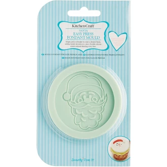 Sweetly Does It Santa Silicone Fondant Mould, Blue