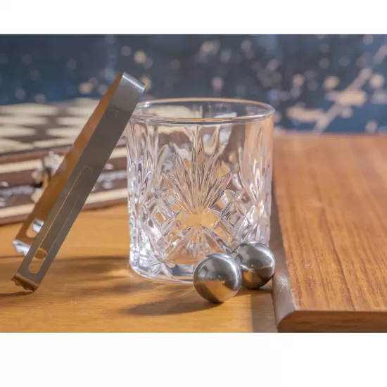Shop quality BarCraft Whiskey Gift Set - Glass, tongs and two whiskey balls in Kenya from vituzote.com Shop in-store or online and get countrywide delivery!