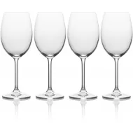 Mikasa Julie Luxury Lead Crystal White Wine Glasses, 468 ml - Clear (Set of 4)