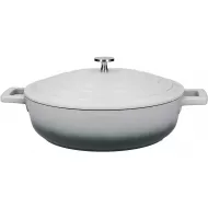 Master Class Shallow 4 Litre Casserole Dish with Lid - Ombre Grey