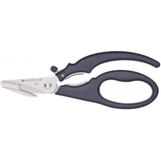 Master Class Seafood Shears with Lobster Cracker and Soft Grip Handles, Stainless Steel, 18.5 cm