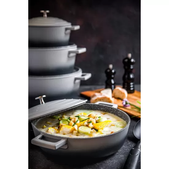 Master Class Shallow 4 Litre Casserole Dish with Lid - Ombre Grey, MCMSCRD28GRY Shop quality Master Class Shallow 4 Litre Casserole Dish with Lid - Ombre Grey in Kenya from vituzote.com Shop in-store or online and get countrywide delivery!