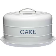 Living Nostalgia French Grey Domed Cake Tin