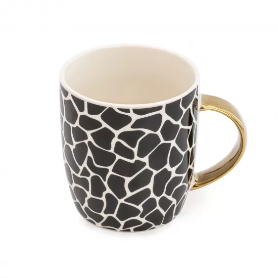 Candlelight Animal Luxe Barrel Mug with Giraffe Print with Gold Handle, 637157 Shop quality Candlelight Animal Luxe Barrel Mug with Giraffe Print with Gold Handle in Kenya from vituzote.com Shop in-store or online and get countrywide delivery!