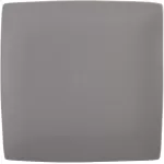Mikasa Gourmet Ceramic Square Dinner Plate, Grey - 27 cm (10½ Inch)
