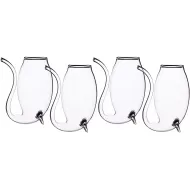 BarCraft Liqueur/Port Sippers in Gift Box, Glass, 90 ml, Set of 4