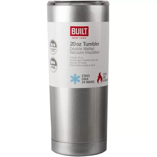 Built Insulated Travel Mug/Vacuum Flask, Stainless Steel, 590 ml (20 oz) - Silver, 5193244 Shop quality Built Insulated Travel Mug/Vacuum Flask, Stainless Steel, 590 ml (20 oz) - Silver in Kenya from vituzote.com Shop in-store or online and get countrywide delivery!
