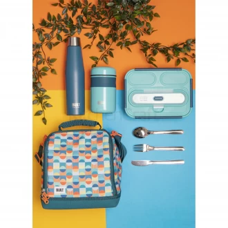 Built Retro Bento Box with Cutlery, 1 Litre