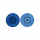 Shop quality Candlelight Bohemian Assorted Ceramic Coasters, Blue and Gold 10cm  - set of 2 in Kenya from vituzote.com Shop in-store or online and get countrywide delivery!