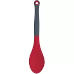 Colourworks Silicone Cooking with Built-in Measuring Spoon, Cherry, 29 cm