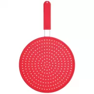 Colourworks Silicone Splatter Screen, Red