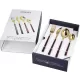 Shop quality Mikasa Cutlery Set, Gold-Coloured Faux Tortoise Shell Stainless Steel Dinner Forks, Knives and Spoons - 16 Piece Set in Kenya from vituzote.com Shop in-store or online and get countrywide delivery!