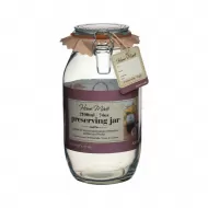 Home Made Glass 2.1 Litre  Air Tight Preserving Jar