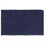 Interdesign 30" x 20" Blue Frizz Bathroom Rug Mat