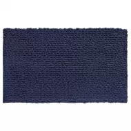 Interdesign 30" x 20" Blue Frizz Bathroom Rug Mat