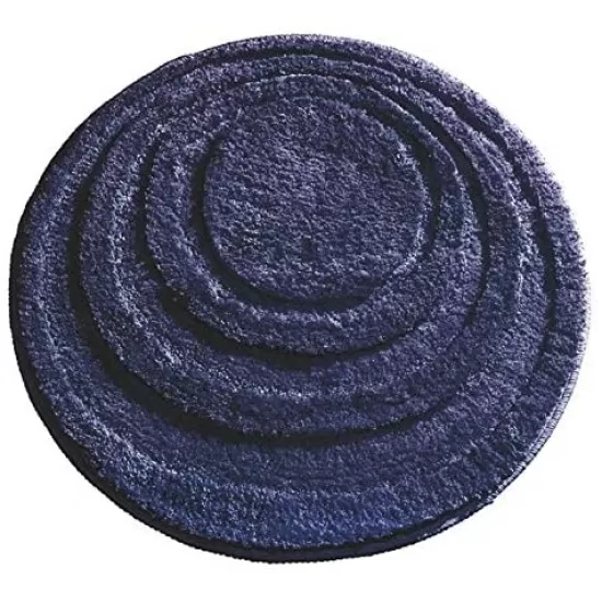 InterDesign Microfiber Round Bathroom Shower Accent Rug, 24" Inches - Navy Blue, 17071 Shop quality InterDesign Microfiber Round Bathroom Shower Accent Rug, 24" Inches - Navy Blue in Kenya from vituzote.com Shop in-store or online and get countrywide delivery!
